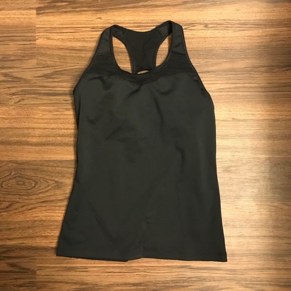 Athleta Tops - [Athleta] Black Scoop Neck Racerback Tank Size M